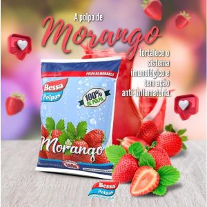 Polpa de Morango - Bessa Polpas