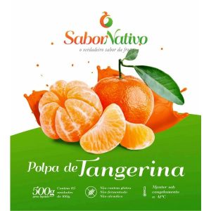 Polpa sabor Tangerina - Sabor Nativo