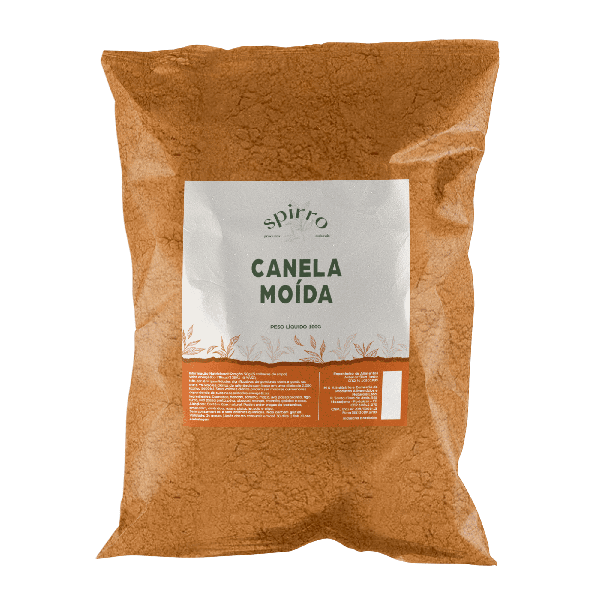 Canela em Pó Moída 100g - Spirro Produtos Naturais