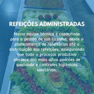 Refeições Administradas - Indústria Santa Maria